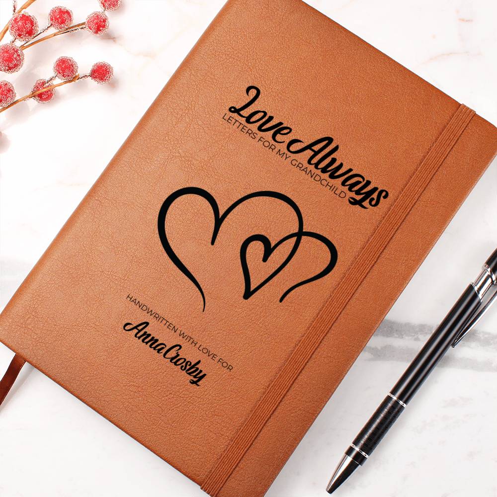 Love Always Personalized Memory Keepsake Journal for Grandchildren