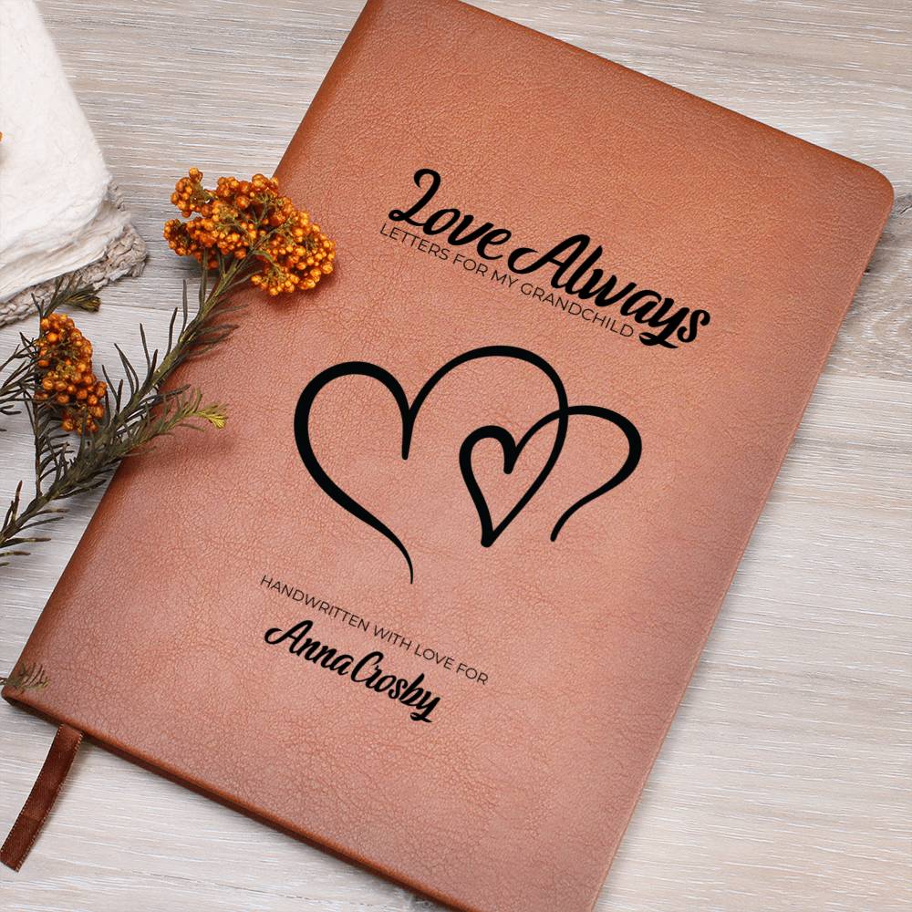 Love Always Personalized Memory Keepsake Journal for Grandchildren