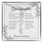 GrandBloom™ Granddaughter Signature Name Necklace (18K Gold Finish or Polished Steel with Optional Luxury Gift Box)