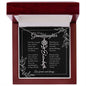 GrandBloom™ Granddaughter Signature Name Necklace - BLACK (18K Gold Finish or Polished Steel w/ Optional Luxury Gift Box)