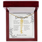 GrandBloom™ Granddaughter Signature Name Necklace (18K Gold Finish or Polished Steel with Optional Luxury Gift Box)