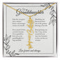 GrandBloom™ Granddaughter Signature Name Necklace (18K Gold Finish or Polished Steel with Optional Luxury Gift Box)