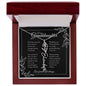 GrandBloom™ Granddaughter Signature Name Necklace - BLACK (18K Gold Finish or Polished Steel w/ Optional Luxury Gift Box)