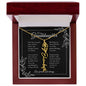 GrandBloom™ Granddaughter Signature Name Necklace - BLACK (18K Gold Finish or Polished Steel w/ Optional Luxury Gift Box)