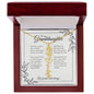 GrandBloom™ Granddaughter Signature Name Necklace (18K Gold Finish or Polished Steel with Optional Luxury Gift Box)