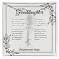 GrandBloom™ Granddaughter Signature Name Necklace (18K Gold Finish or Polished Steel with Optional Luxury Gift Box)