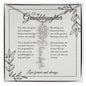 GrandBloom™ Granddaughter Signature Name Necklace (18K Gold Finish or Polished Steel with Optional Luxury Gift Box)