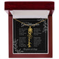 GrandBloom™ Granddaughter Signature Name Necklace - BLACK (18K Gold Finish or Polished Steel w/ Optional Luxury Gift Box)