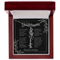 GrandBloom™ Granddaughter Signature Name Necklace - BLACK (18K Gold Finish or Polished Steel w/ Optional Luxury Gift Box)