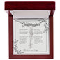 GrandBloom™ Granddaughter Signature Name Necklace (18K Gold Finish or Polished Steel with Optional Luxury Gift Box)