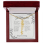 GrandBloom™ Granddaughter Signature Name Necklace (18K Gold Finish or Polished Steel with Optional Luxury Gift Box)
