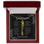 GrandBloom™ Granddaughter Signature Name Necklace - BLACK (18K Gold Finish or Polished Steel w/ Optional Luxury Gift Box)