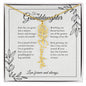 GrandBloom™ Granddaughter Signature Name Necklace (18K Gold Finish or Polished Steel with Optional Luxury Gift Box)