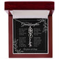 GrandBloom™ Granddaughter Signature Name Necklace - BLACK (18K Gold Finish or Polished Steel w/ Optional Luxury Gift Box)