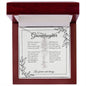 GrandBloom™ Granddaughter Signature Name Necklace (18K Gold Finish or Polished Steel with Optional Luxury Gift Box)