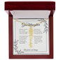 GrandBloom™ Granddaughter Signature Name Necklace (18K Gold Finish or Polished Steel with Optional Luxury Gift Box)