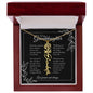 GrandBloom™ Granddaughter Signature Name Necklace - BLACK (18K Gold Finish or Polished Steel w/ Optional Luxury Gift Box)
