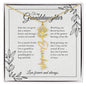 GrandBloom™ Granddaughter Signature Name Necklace (18K Gold Finish or Polished Steel with Optional Luxury Gift Box)