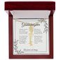 GrandBloom™ Granddaughter Signature Name Necklace (18K Gold Finish or Polished Steel with Optional Luxury Gift Box)