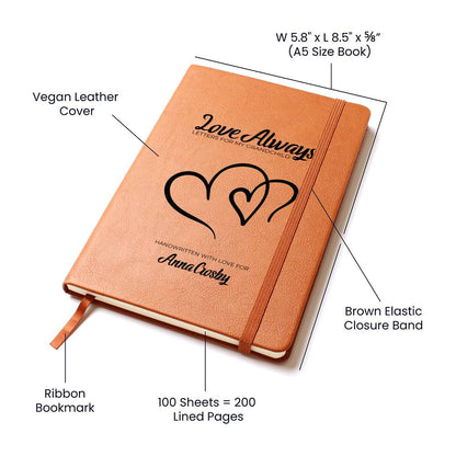 Love Always Personalized Memory Keepsake Journal for Grandchildren