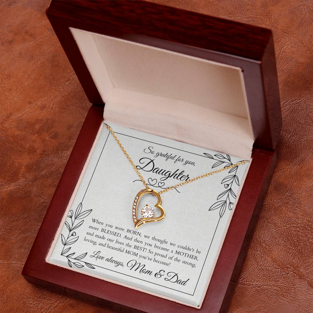 Mother's Day More Than Blessed™ Necklace for Adult Daughters From "Mom and Dad"