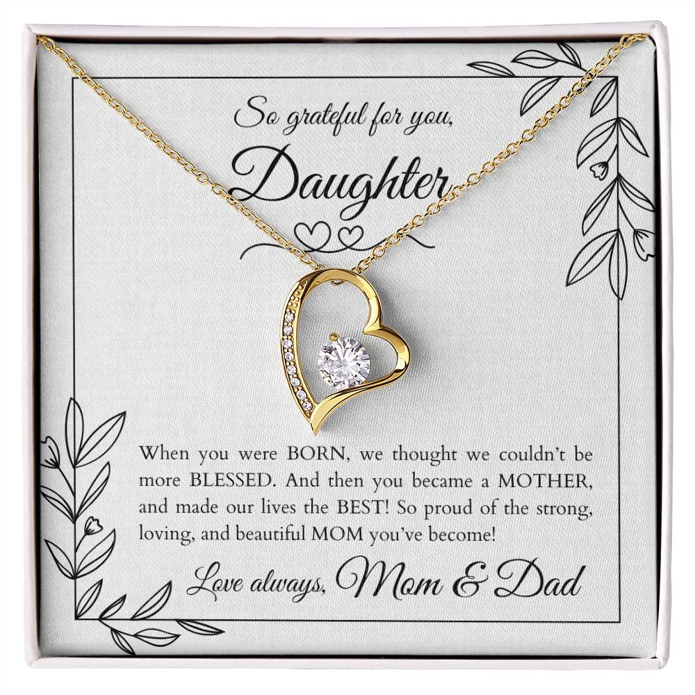 Mother's Day More Than Blessed™ Necklace for Adult Daughters From "Mom and Dad"