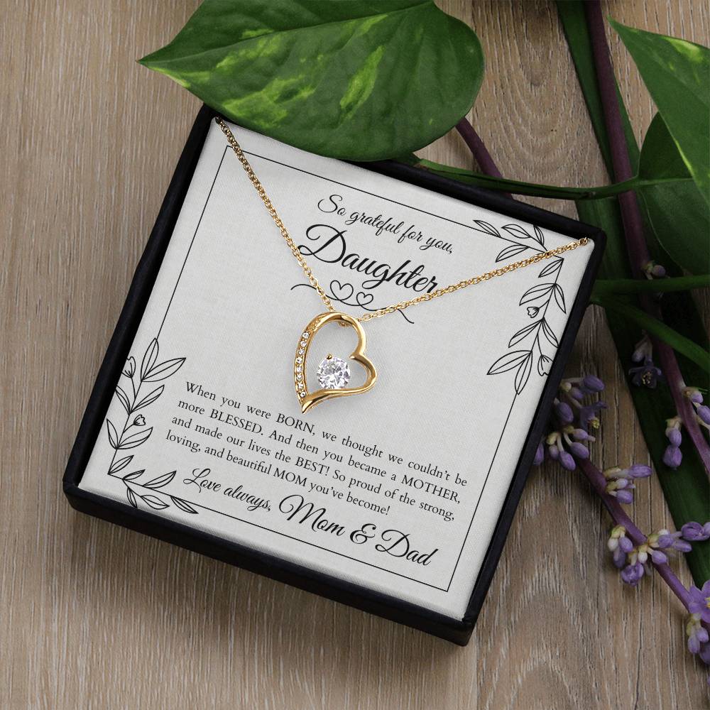 Mother's Day More Than Blessed™ Necklace for Adult Daughters From "Mom and Dad"